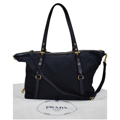 prada tessuto saffiano nylon tote size|prada re nylon bag.